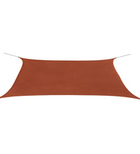 Sonnensegel Oxford-Gewebe Rechteckig 4x6 m Terracotta