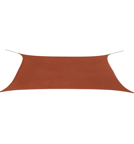 Sonnensegel Oxford-Gewebe Rechteckig 4x6 m Terracotta