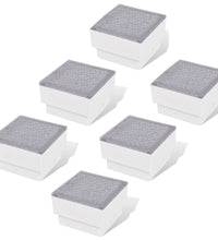 LED Bodeneinbaustrahler Außen 6 Stk. 100x100x68 mm