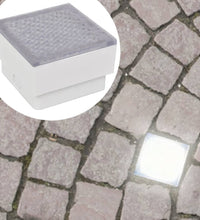 LED Bodeneinbaustrahler Außen 6 Stk. 100x100x68 mm