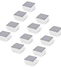 LED Bodeneinbaustrahler Außen 12 Stk. 100x100x68 mm