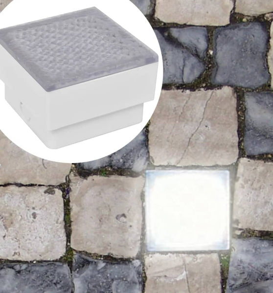 LED Bodeneinbaustrahler Außen 12 Stk. 100x100x68 mm