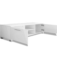 TV-Schrank Hochglanz-Weiß 120x40,5x35 cm