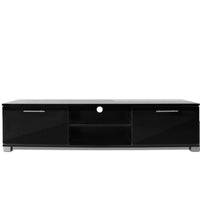 TV-Schrank Hochglanz-Schwarz 120x40,5x35 cm