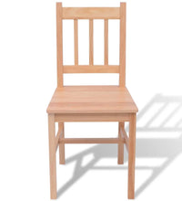 Fünfteiliges Esstisch-Set Pinienholz