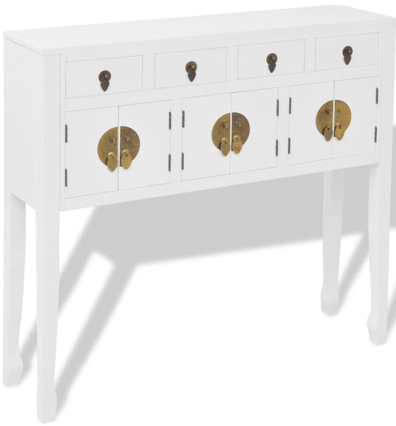 Sideboard Chinesischer Stil Massivholz Weiß