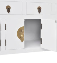 Sideboard Chinesischer Stil Massivholz Weiß