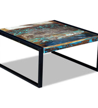 Couchtisch Altholz Massiv 80x80x40 cm