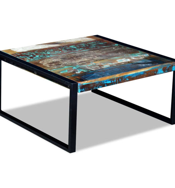Couchtisch Altholz Massiv 80x80x40 cm
