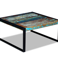 Couchtisch Altholz Massiv 80x80x40 cm