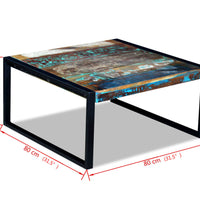 Couchtisch Altholz Massiv 80x80x40 cm