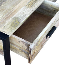 Couchtisch mit 2 Schubladen Massivholz Mango 100x60x40 cm