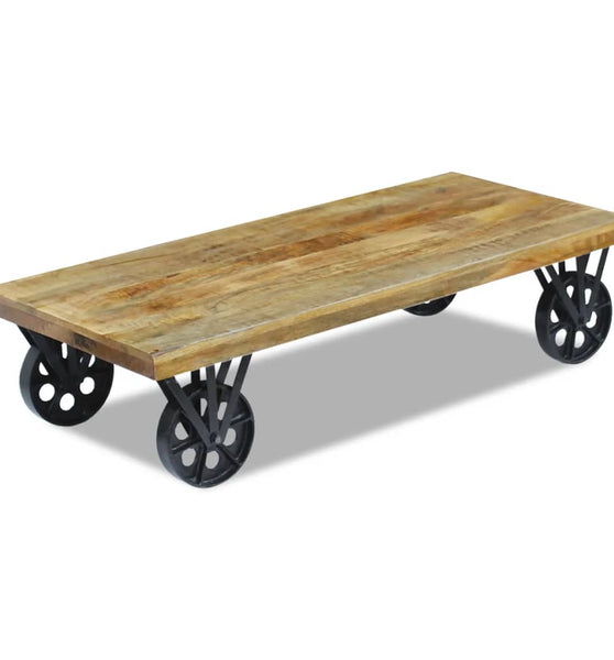 Couchtisch Mangoholz 120x60x30 cm