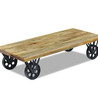 Couchtisch Mangoholz 120x60x30 cm