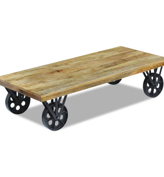 Couchtisch Mangoholz 120x60x30 cm