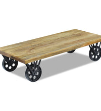 Couchtisch Mangoholz 120x60x30 cm