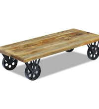 Couchtisch Mangoholz 120x60x30 cm