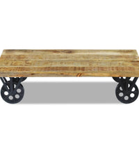 Couchtisch Mangoholz 120x60x30 cm