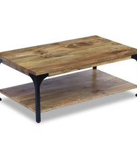 Couchtisch Mangoholz 100x60x38 cm