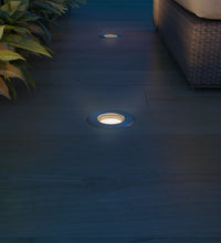 LED-Bodeneinbaustrahler 3 Stk. Outdoor Rund