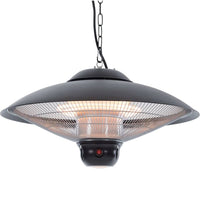 Sunred Deckenheizstrahler Sirius 2100 W Halogen Schwarz CE09B