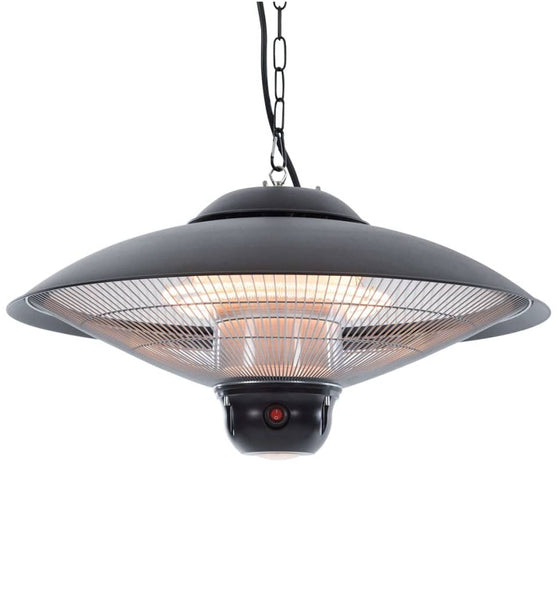 Sunred Deckenheizstrahler Sirius 2100 W Halogen Schwarz CE09B