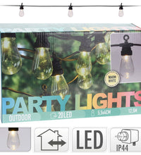 ProGarden LED-Party-Lichterkette 20 Leuchtmittel 4,5 V