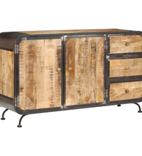 Sideboard 140 x 40 x 80 cm Mango-Massivholz