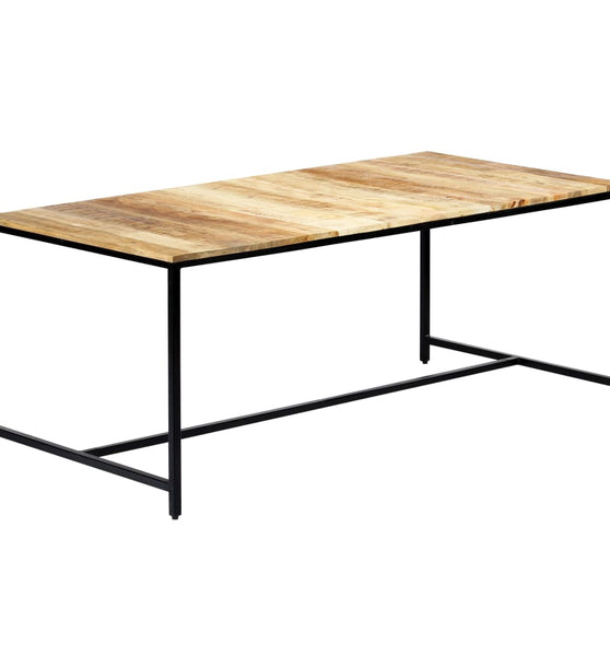Esstisch 180x90x75 cm Raues Mangoholz