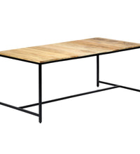Esstisch 180x90x75 cm Raues Mangoholz