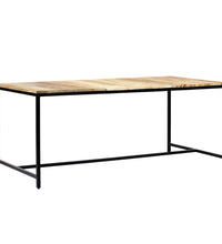 Esstisch 180x90x75 cm Raues Mangoholz