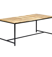 Esstisch 180x90x75 cm Raues Mangoholz