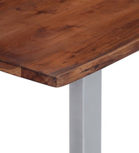 Couchtisch mit lebenden Kanten 115x60x40 cm Massivholz Akazie