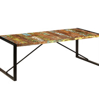 Esstisch 220x100x75 cm Altholz Massiv