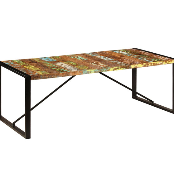 Esstisch 220x100x75 cm Altholz Massiv