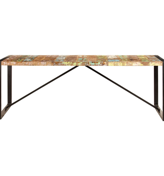 Esstisch 220x100x75 cm Altholz Massiv