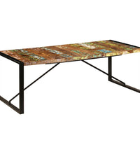 Esstisch 220x100x75 cm Altholz Massiv