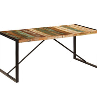 Esstisch 180x90x75 cm Altholz Massiv