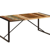Esstisch 180x90x75 cm Altholz Massiv