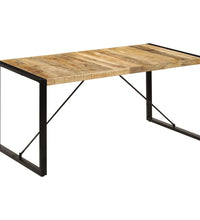 Esstisch 160x80x75 cm Massivholz Mango