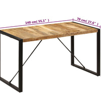 Esstisch 140x70x75 cm Massivholz Mango