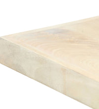 Esstisch Weiß 200×100×75 cm Massivholz Mango