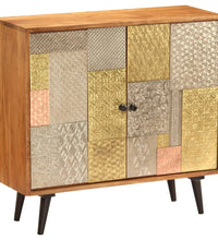 Sideboard 80x30x75 cm Massivholz Akazie