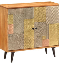 Sideboard 80x30x75 cm Massivholz Akazie