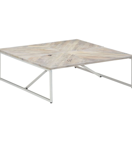 Couchtisch 110x110x36 cm Massivholz Mango