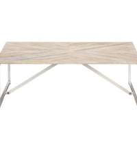 Couchtisch 110x110x36 cm Massivholz Mango