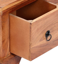 Couchtisch 66x70x35 cm Massivholz Akazie
