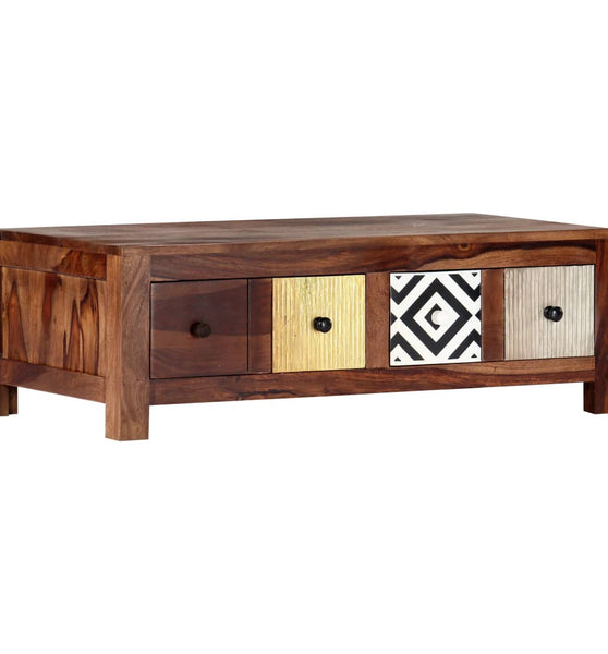 Couchtisch 90x50x30 cm Massivholz Palisander