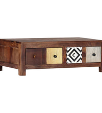 Couchtisch 90x50x30 cm Massivholz Palisander