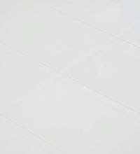 Gartentisch Weiß 79 x 79 x 72 cm Kunststoff Rattan-Optik